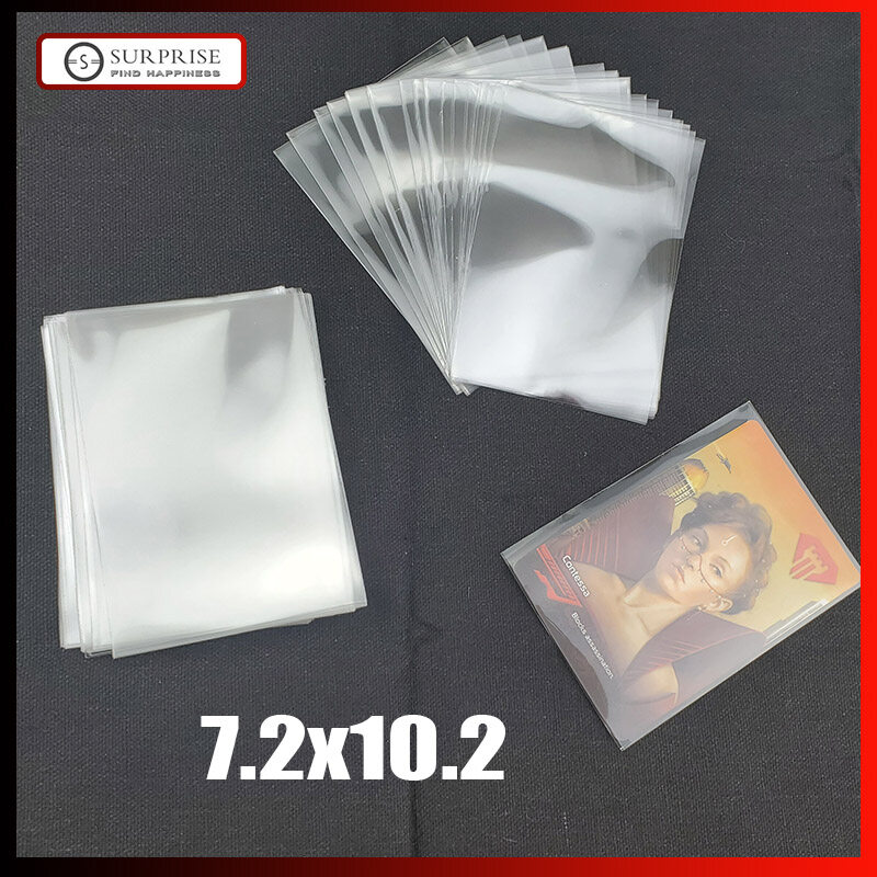 【Ready Stock】100pcs Card Protector Card Game Protector High Quality Transparent Card Sleeve Magic Board Game Tarot Collection Cards Protector