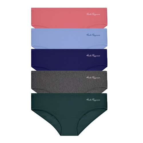 HUSH PUPPIES 5PCS LADIES PANTIES | COTTON SPANDEX | HIPSTER | ESSENTIAL C #008953