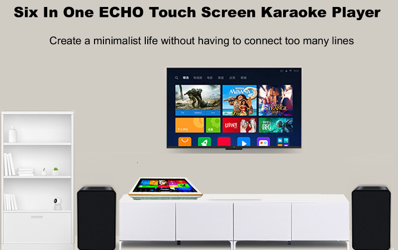 Karaoke Machine,19.5'' Touch Screen Karaoke Machine,3TB HDD With Chinese,English Songs,Multi-Language songs on cloud.Free download.Android System,Online Movie,Mobile deivce control