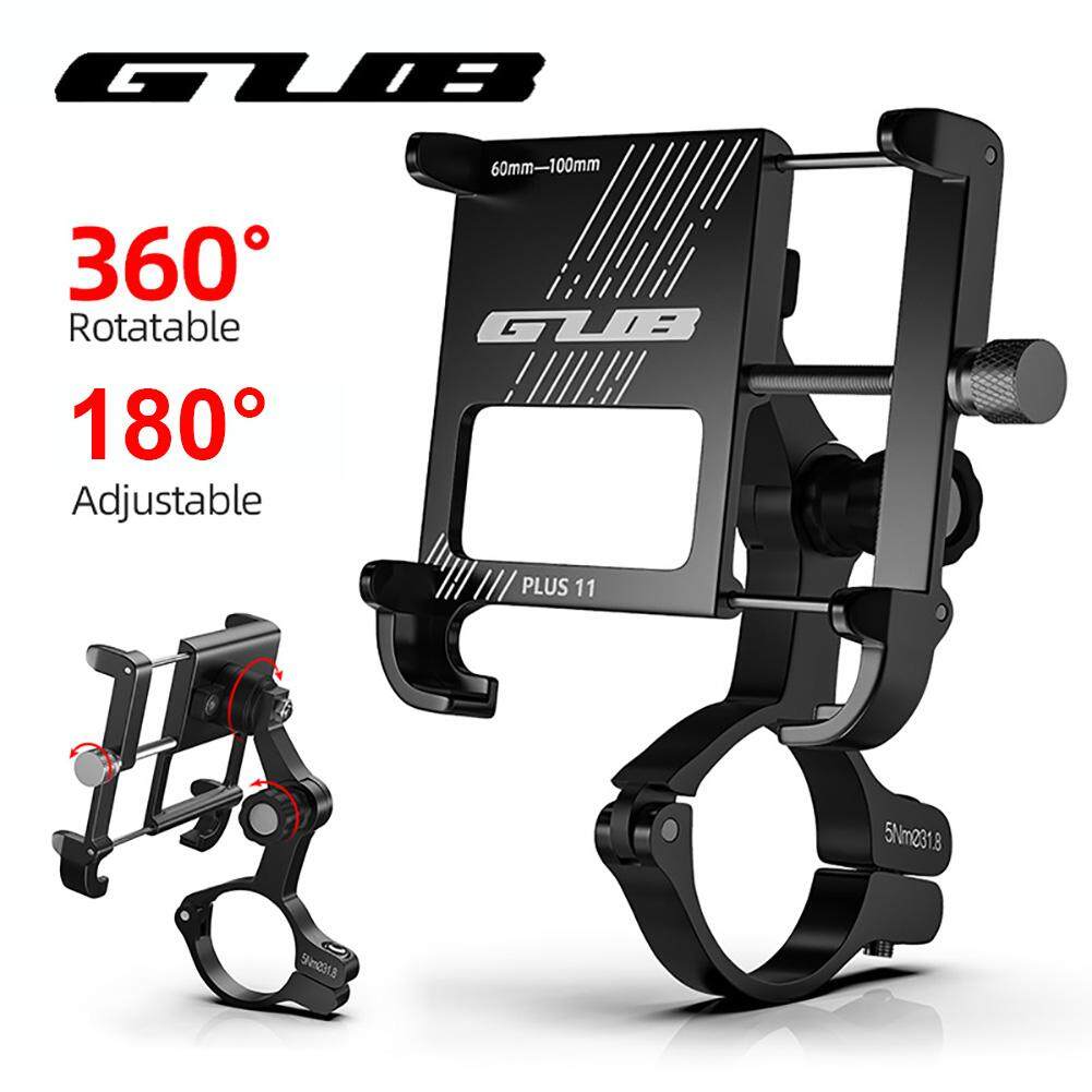 GUB® PLUS-11 Bicycle Phone Holder 7' Touchscreen Adjustable Motorcycle Electric Bike Metal Smartphone Universal Bracket Holder