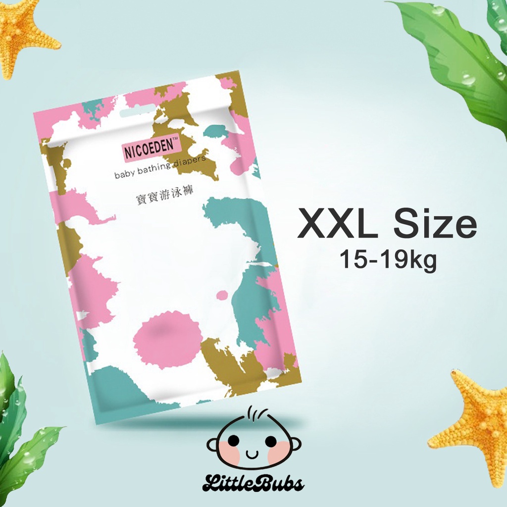 Baby Swimming Diapers Underwater World Style Waterproof Diaper Pants Lampin Renang Bayi