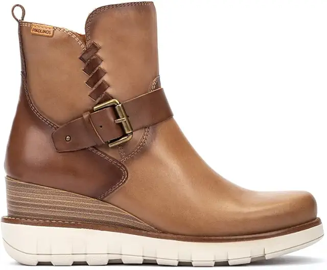 PIKOLINOS womens Pikolinos High-heel Ankle Boot Leather Sanlucar for Woman Color Castor