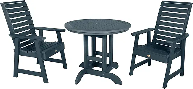 AD-DNW36-FBE Weatherly 3-Piece Round Dining Set