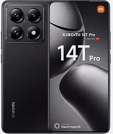 Xiaomi 14T Pro Ai 5G (512GB+12GB) Nfc Global Unlocked Worldwide (Tmobile Mint Tello Global) 50Mm Triple Pro Leica Camera 6.67" 144Mhz (Titan Black)