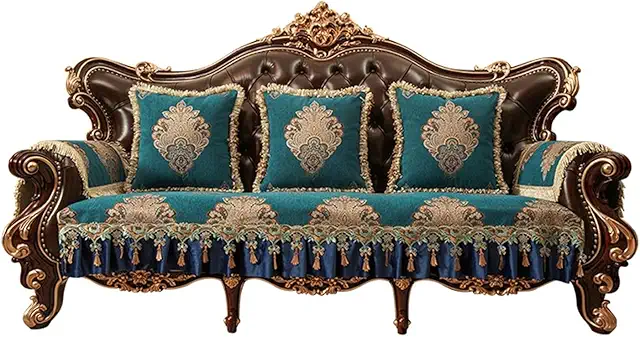 Winter Sofa Cushion Cover European Leather Sofa Cover Luxury All Four Seasons Universal(70 * 210cm)